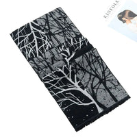 Jacquard Flannel Graphic Shrawl Scarf — in alternativa