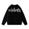 Y2K Jacquard Knitted Sweater
