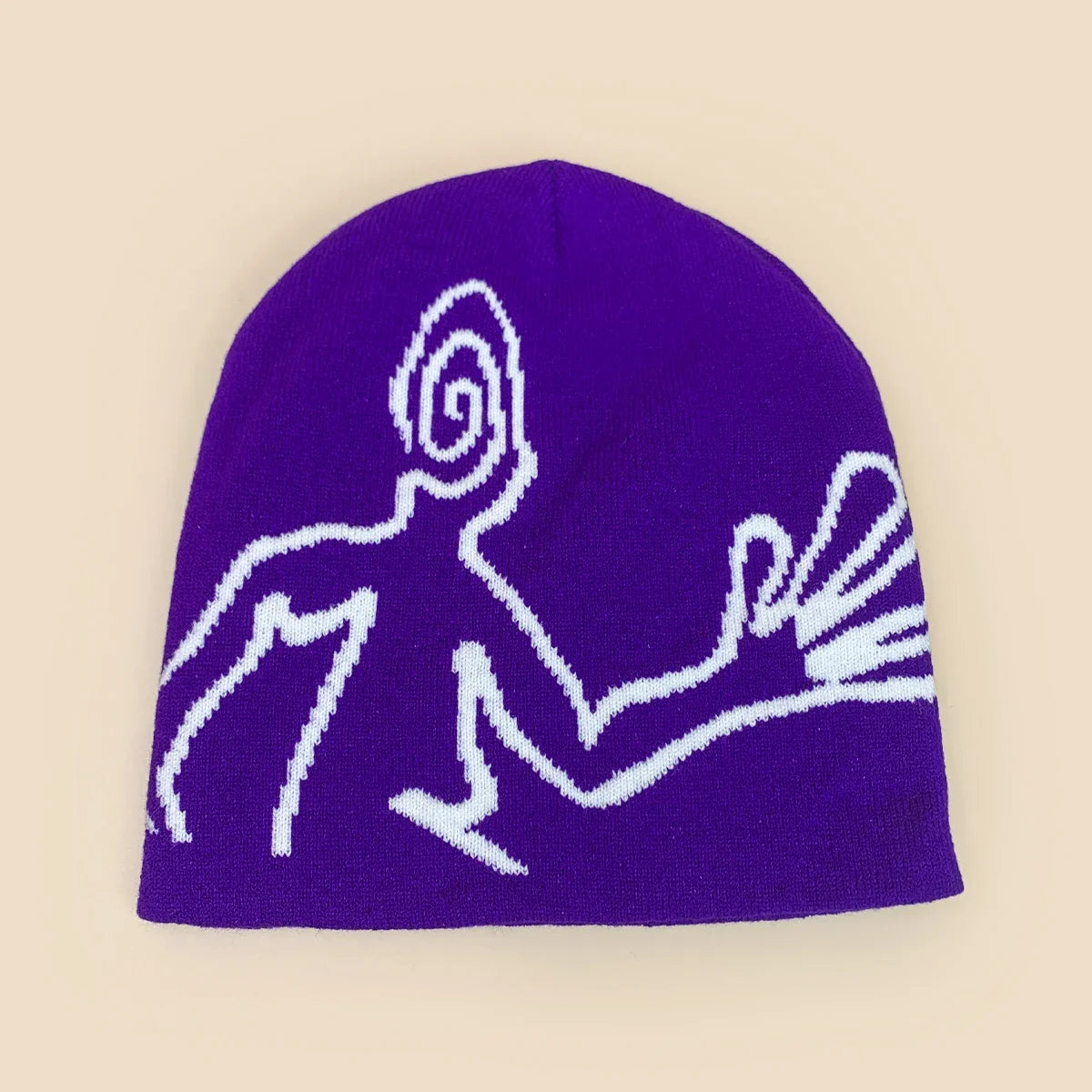 Jacquard Mystery Man Graphic Beanie — in alternativa