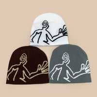 Jacquard Mystery Man Graphic Beanie — in alternativa