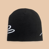 Jacquard Mystery Man Graphic Beanie — vista frontale