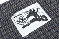 Japanese Graffiti Patch Plaid Workshirt — in alternativa