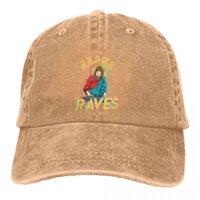 Jesus Raves Baseball Cap — vista frontale