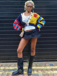 Jock Block Colour Cardigan Sweater — in alternativa