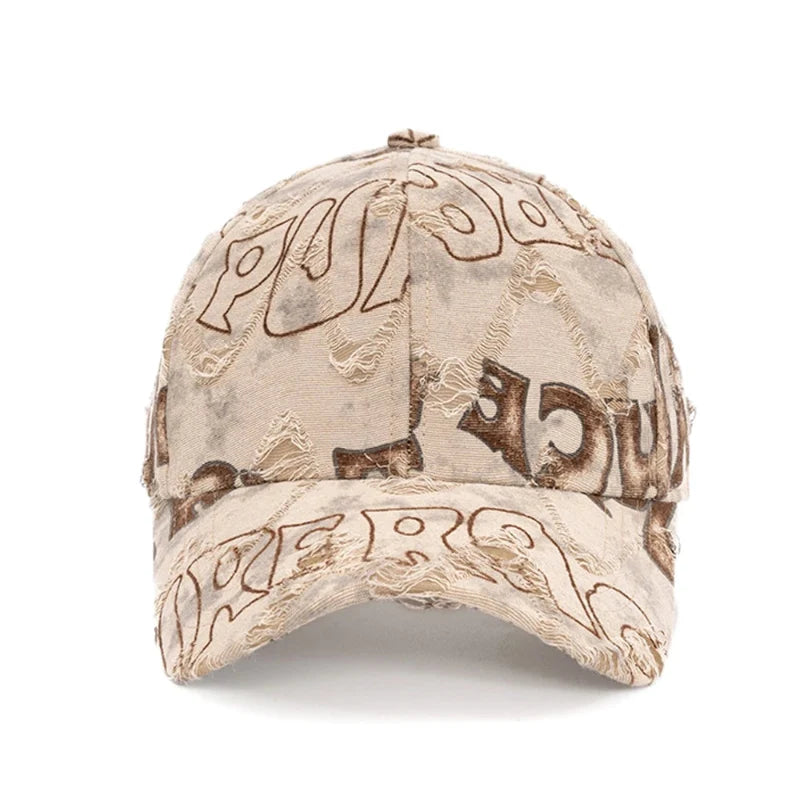 Jumble Letter Baseball Cap — vista completa