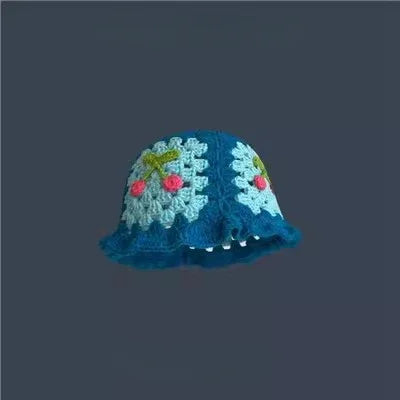 Knit Bucket Hat — dettaglio della stampa