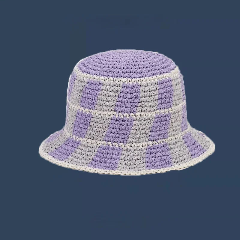 Knit Bucket Hat — vista frontale
