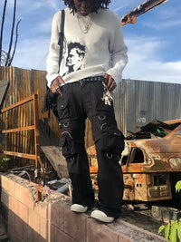 Knitted Graphic Jumper — dettaglio