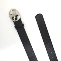 Korean Cross Punk Buckle Belt — vista laterale