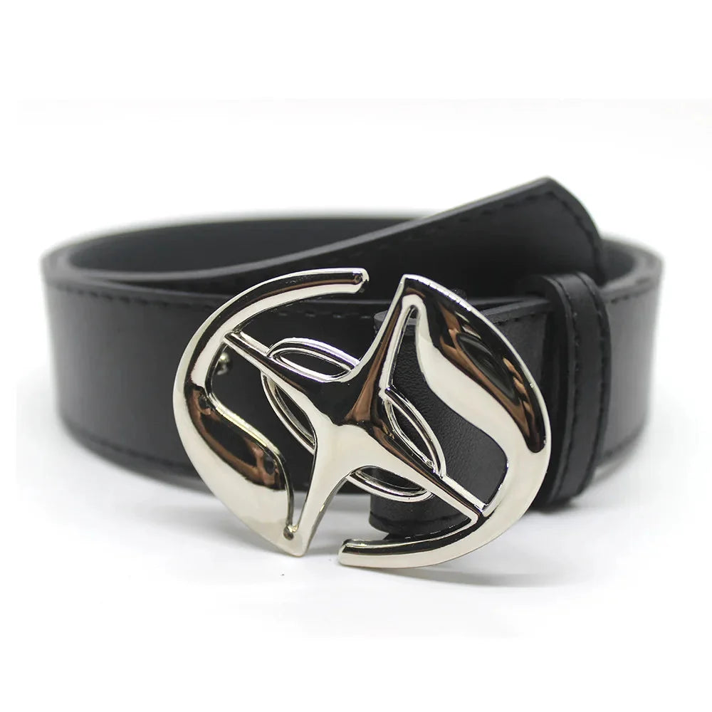 Korean Cross Punk Buckle Belt — vista posteriore