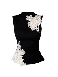 Lace Hollow Out Summer Tank Top — in alternativa