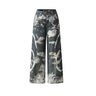 Y2K Lace Print Graphic Mens Jeans