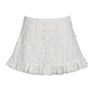 Y2K Lacey White Mini Skirt