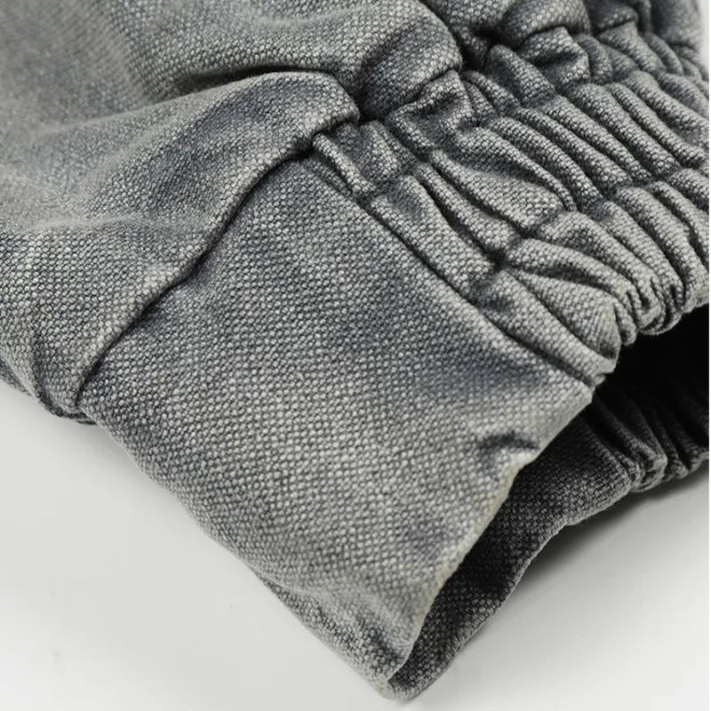 Lapel Airplane Buckle Denim Jacket — in alternativa