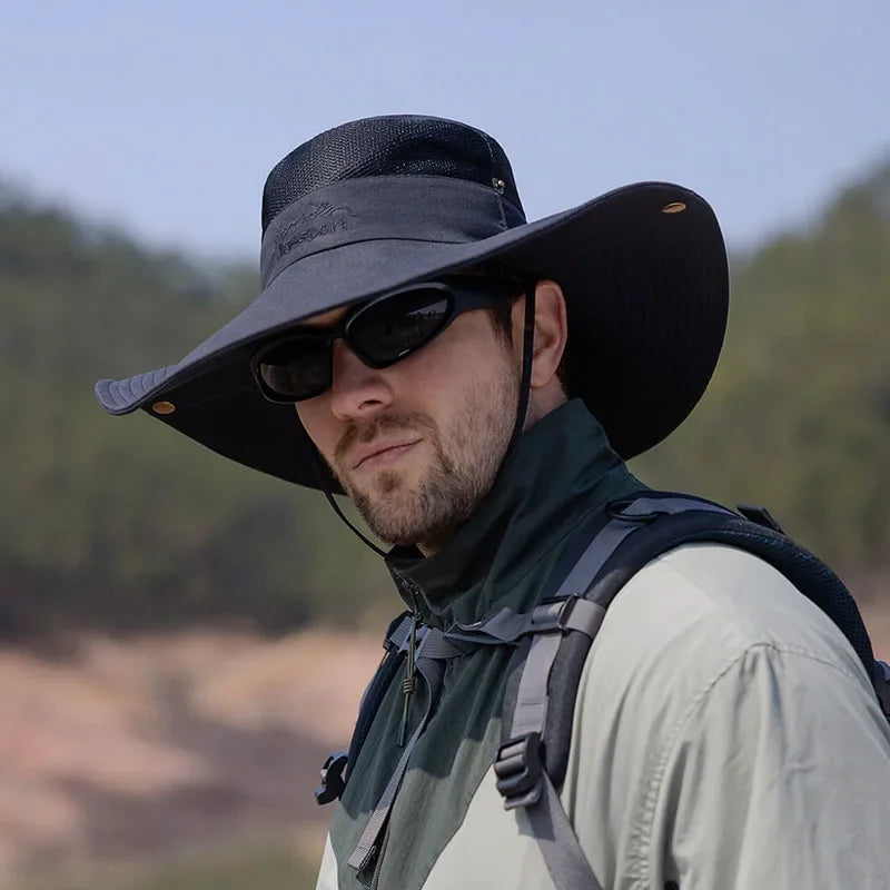 Large Safari Bucket Hat — dettaglio del tessuto