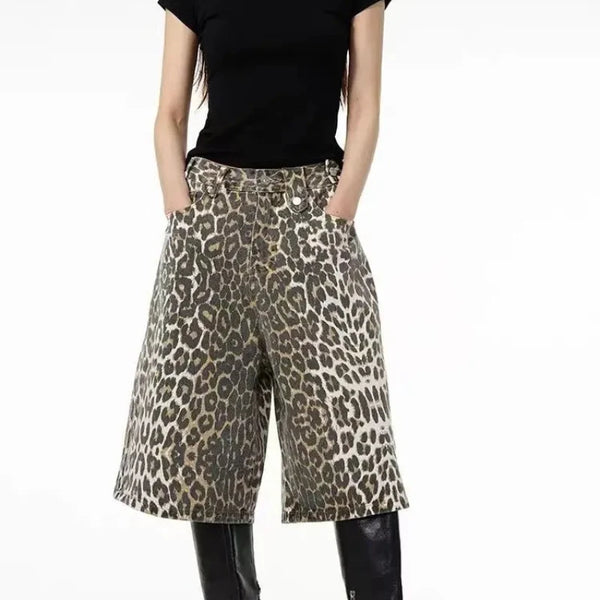 Leopard Jorts — vista frontale