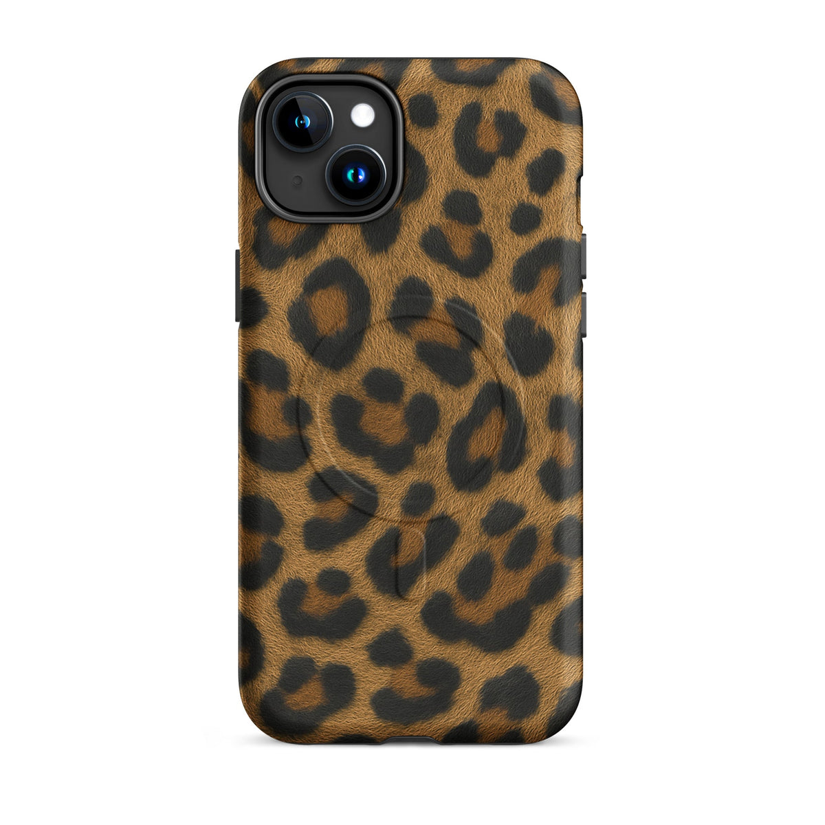 Leopard Print MagSafe Case — dettaglio della stampa
