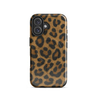 Leopard Print MagSafe Case — vista frontale