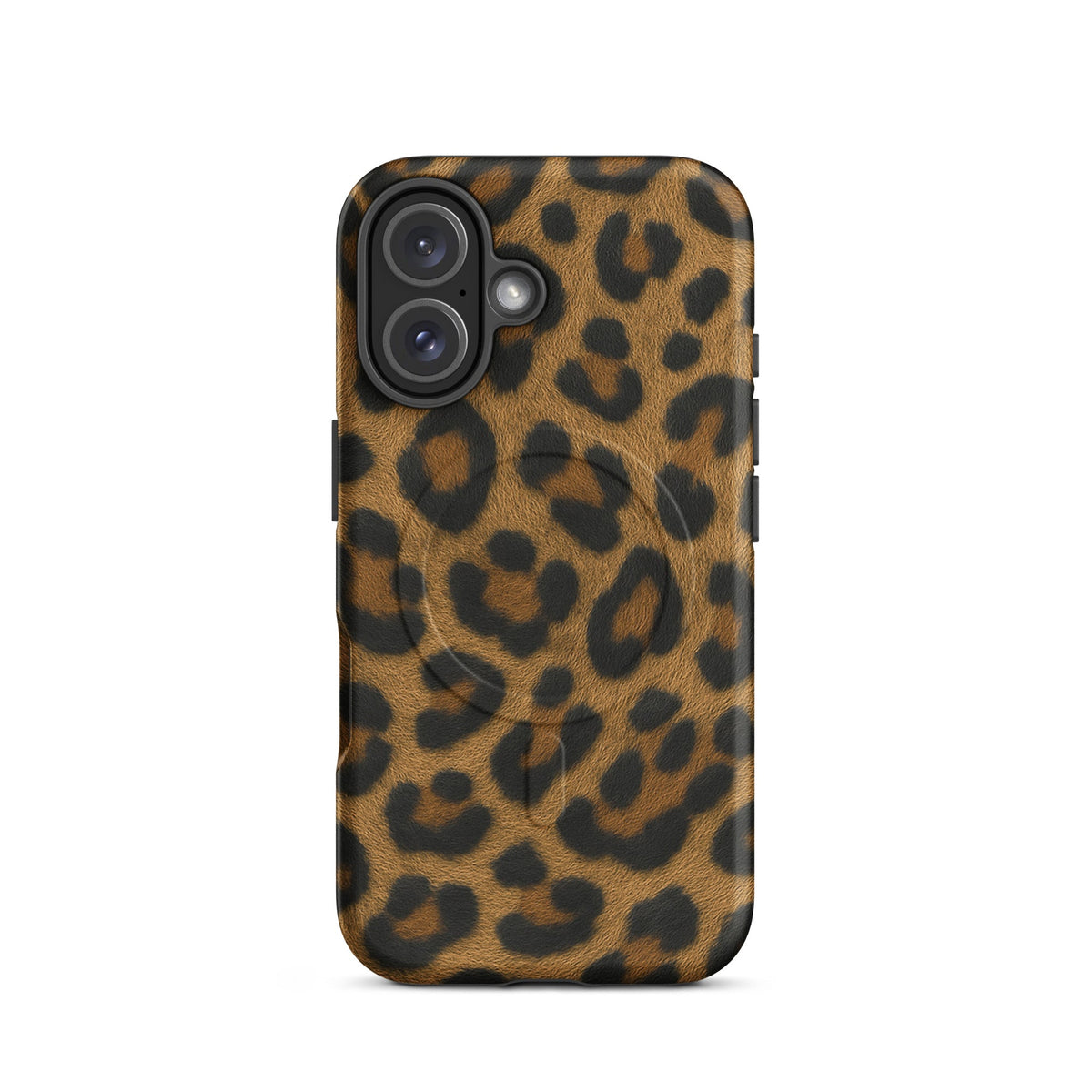 Leopard Print MagSafe Case — vista posteriore