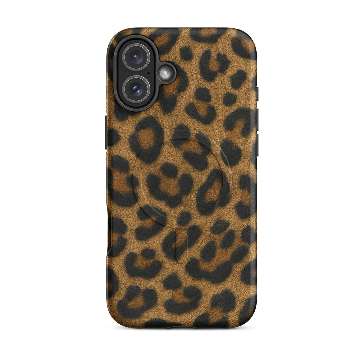 Leopard Print MagSafe Case — dettaglio della stampa