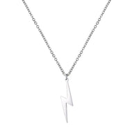 Lightning Pendant Necklace — vista posteriore