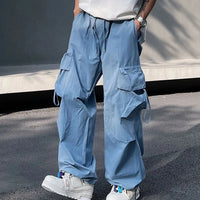 Lightweight Baggy Cargo Trousers — vista laterale