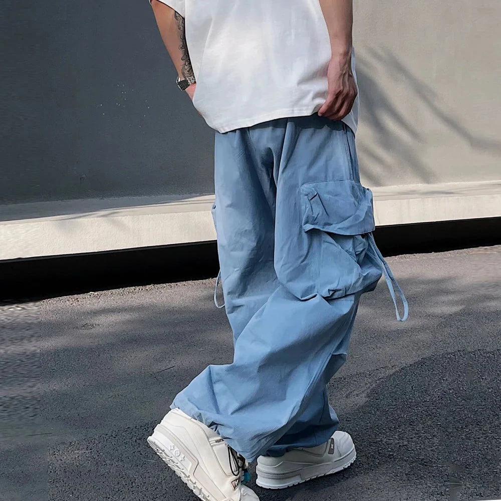 Lightweight Baggy Cargo Trousers — vista completa