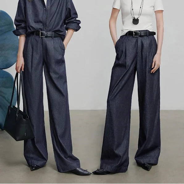 Long Boyfriend Fit Denim Jeans — vista posteriore