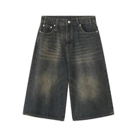 Long Denim Shorts Jorts — dettaglio