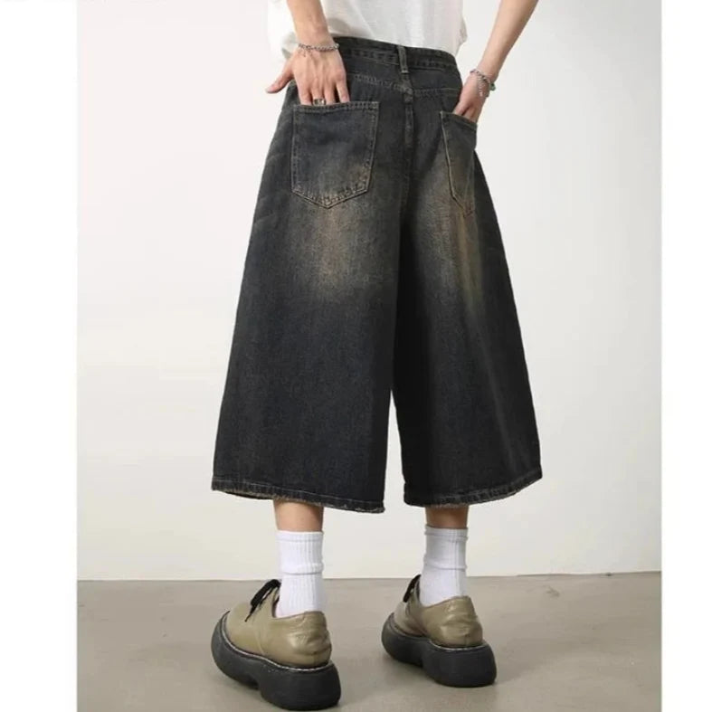 Long Denim Shorts Jorts — in alternativa