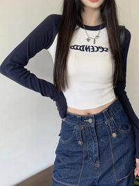 Long Sleeve Embroidered Top — in alternativa