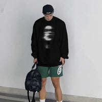 Long Sleeve Faces Graphic Top T Shirt — dettaglio