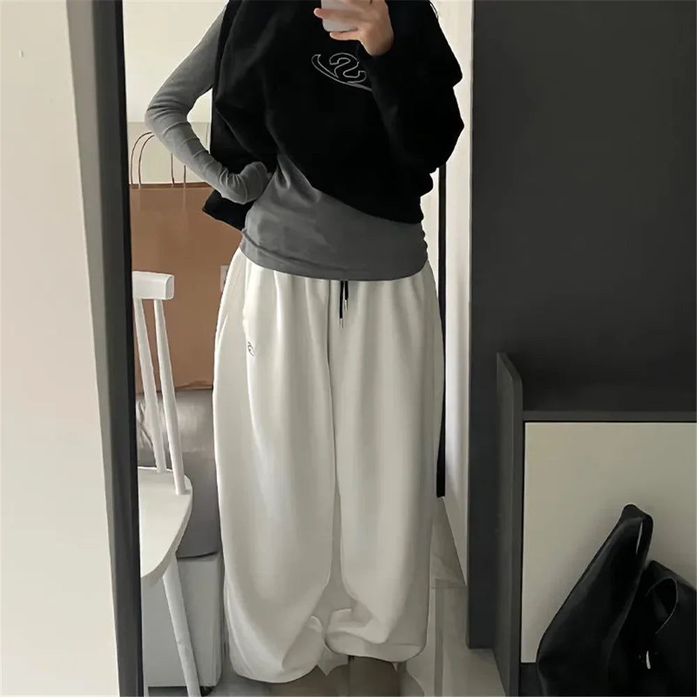 Loose Baggy Sweatpants Joggers Trousers — dettaglio del tessuto