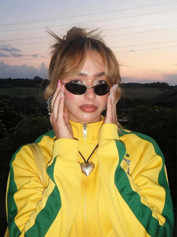 Loose Brazil Zip Up Jacket — in alternativa