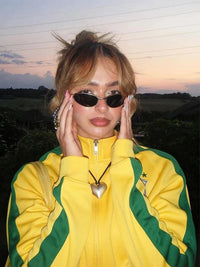 Loose Brazil Zip Up Jacket — in alternativa