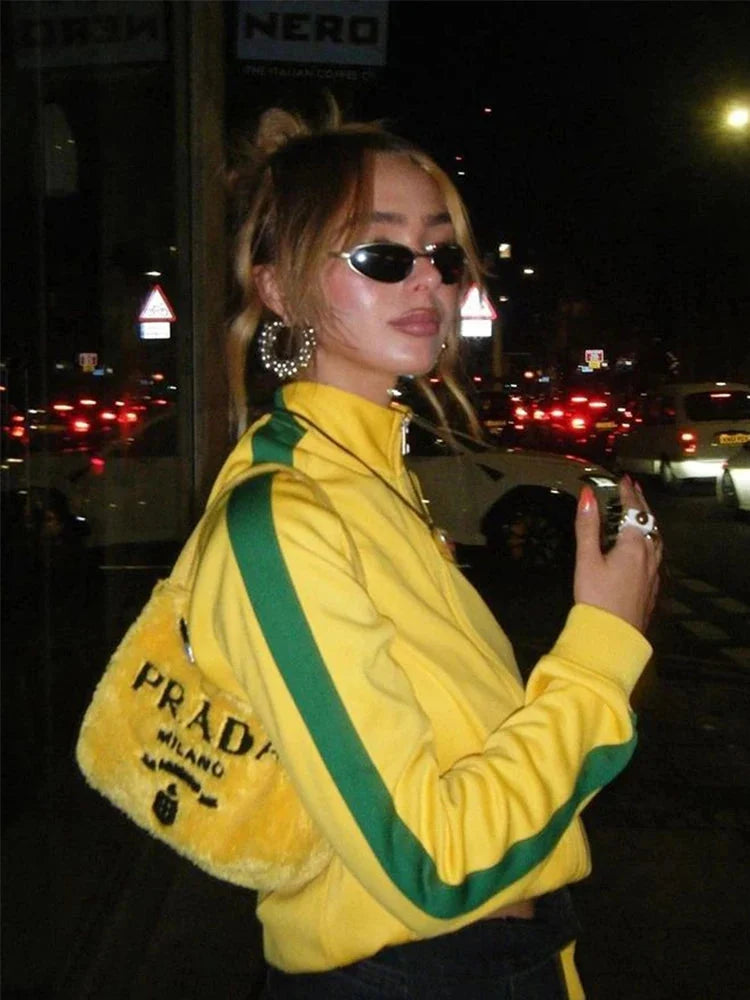 Loose Brazil Zip Up Jacket — vista posteriore