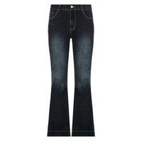 Low Waist Flared Jeans — dettaglio della stampa