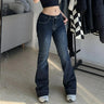 Y2K Low Waist Flared Jeans