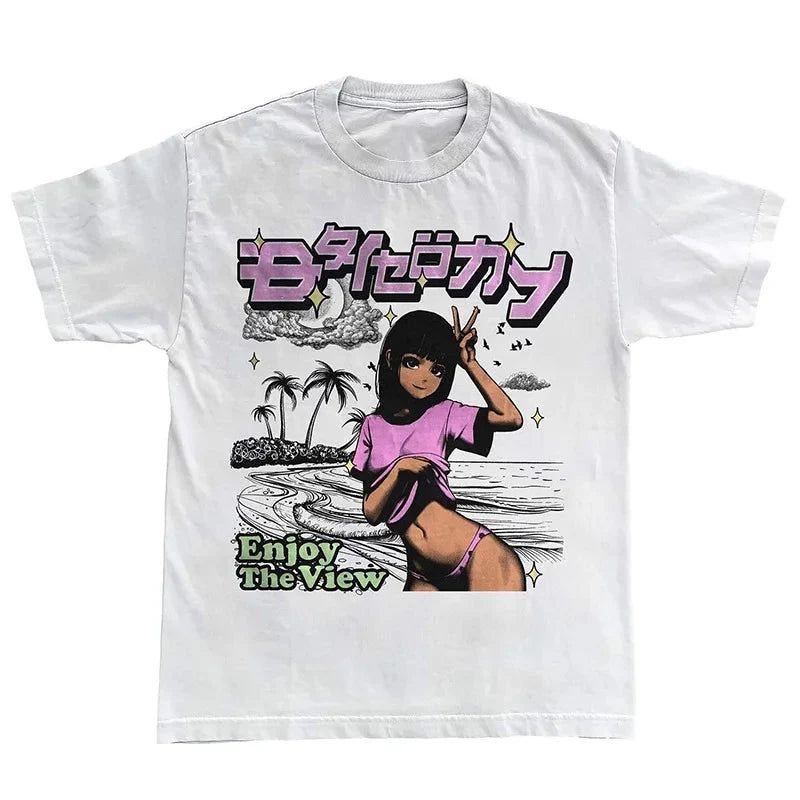 Magazine Graphic T Shirt — dettaglio della stampa