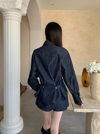 Matching Denim Shirt and Skirt Set — in alternativa