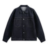 Y2K Mens Contrast Stitching Denim Workwear Jacket