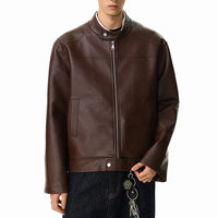 Mens Essential Faux Leather Jacket — in alternativa
