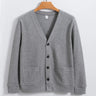Y2K Mens Knitted Button Up Sweater Cardigan