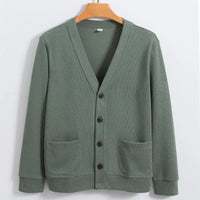 Mens Knitted Button Up Sweater Cardigan — in alternativa