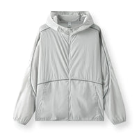 Lightweight Breathable Windbreaker Jacket — vista posteriore