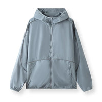 Lightweight Breathable Windbreaker Jacket — vista frontale
