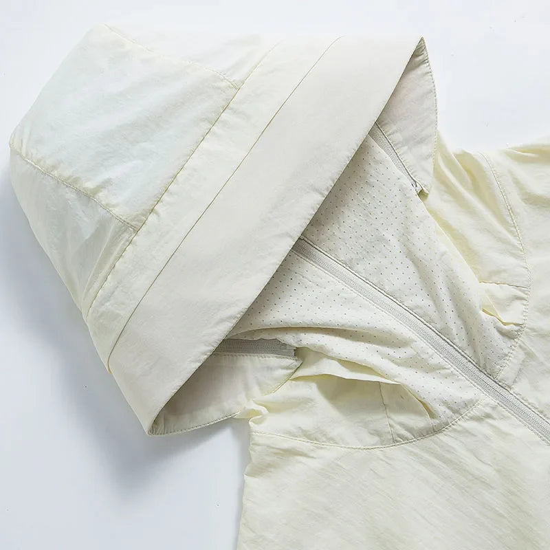 Mens Waterproof Light Windbreaker Jacket Coat — vista posteriore
