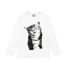 Y2K Meow Graphic Long Sleeve Top