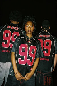 Mesh 99 American Jersey T Shirt — dettaglio della stampa