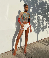 Mesh Graphic Long Sleeve — dettaglio